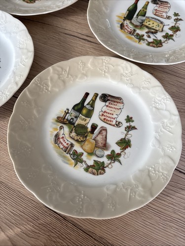 Lot assiettes a fromage - de, 6