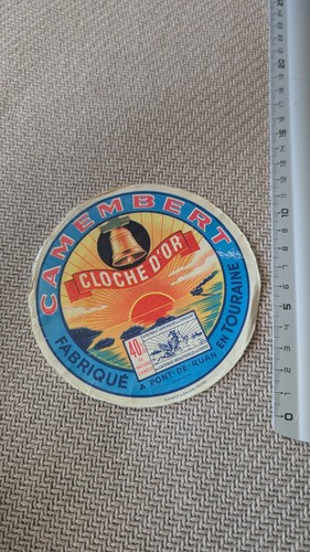étiquette ancienne fromage - Étiquette,