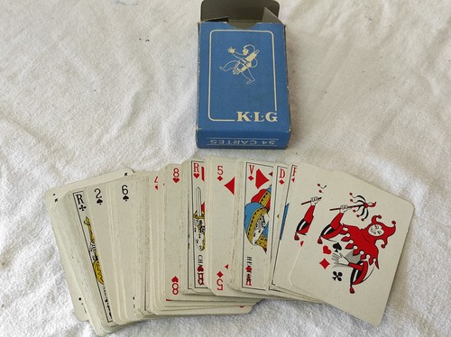 Ancien jeu cartes klg - de,