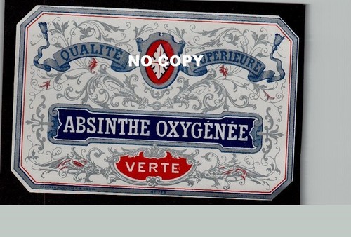 Etiquette neuve absinthe - etiquette,