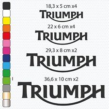 TRIUMPH- 12 Stickers Vinyles Adhésifs Autocollants