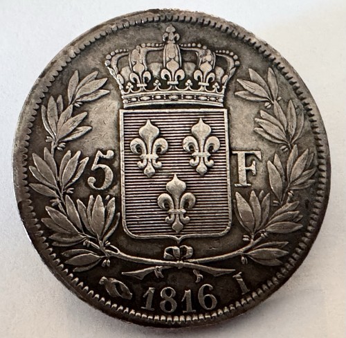 Francs argent louis xviii - francs,