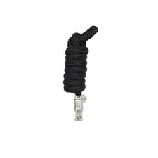 Kieffer Longe Pour Chevaux, Satin Shine, 2 M - Crochet De Panique, Corde Noire
