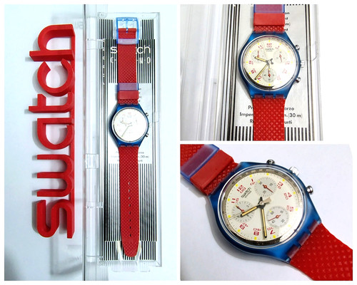 Swatch chrono scn103 1992 - chrono,