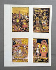 Lithographie signée Mario