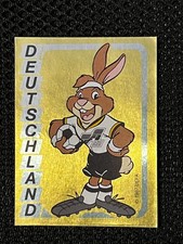 STICKER PANINI SWEDEN EURO 1992 MASCOTTE DEUTSCHLAND # 191 RECUP REMOVED