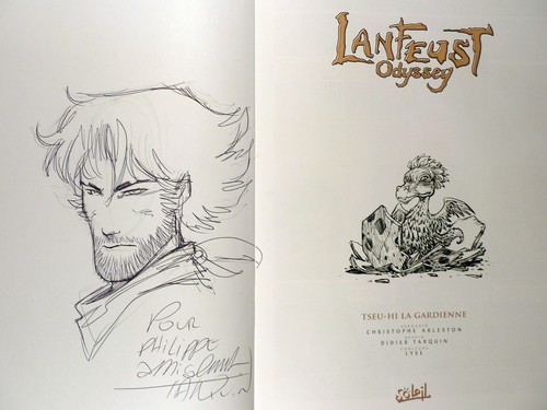 Tarquin dedicace lanfeust - dedicace,