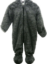 Kiabi combipilote fourrure gris chiné doublé velours bébé garçon 6 mois