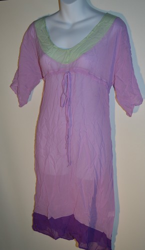 Chemise nuit caftan violet - chemise,