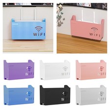 Routeur Étagère Murale Plastique ABS Facile à Installer Fil Support