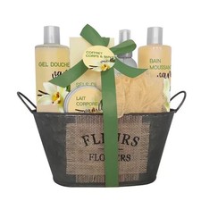 lot de 2 Coffret cadeau -BAIGNOIRE VINTAGE VANILLE