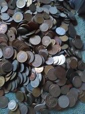 Lot de 1000 pièces de monnaie étrangère