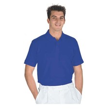 Polo Unisexe Bleu Chine Taille
