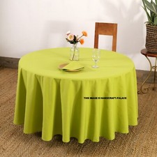 Nappe ronde en vert - ronde, 72"