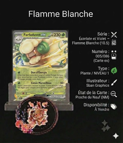 Carte pokémon farfaduvet - ✨,