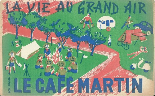 Buvard café martin scout - buvard,