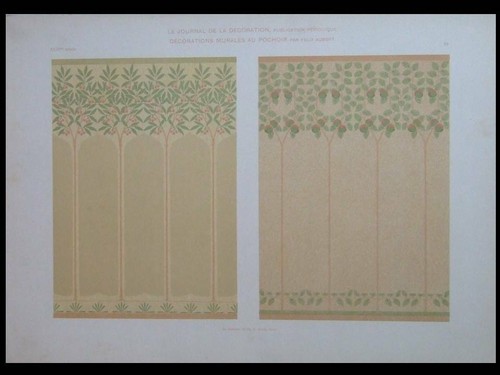 Ornements art nouveau felix - art, nouveau,