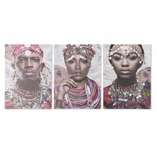 Toile DKD Home Decor Toile Bois MDF 50 x 1,8 x 70 cm