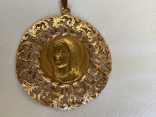 Médaille religieuse or - religieuse,