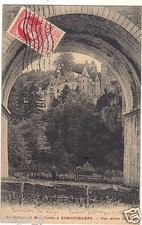 Belgique - Le château de Mon Jardin à REMOUCHAMPS - Une arche du pont  (H181)