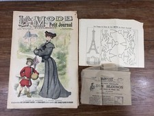 Revue LA MODE DU PETIT JOURNAL Année 1903 + Patron Pattern BLOUSON POUR DAME