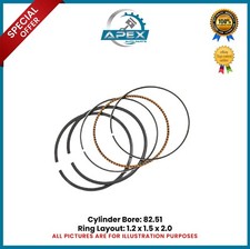 Piston anneaux set - anneaux,