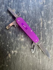 Rare Victorinox Cadet Orchid Violet Alox 2016 Limited Edition Swiss Army knife