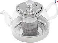 Ibili - Théière en Verre avec Filtre Induction, Borosilicate, 0,8 Litre, C