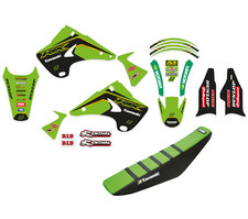 BLACKBIRD 8408R12 Kit déco complet Replica Kawasaki 2020 pour KX125-250 2003-08