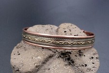 Bracelet magnétique en cuivre avec aimants Anti-Douleurs Rhumatisme Arthrose 