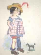 DESSIN AU CRAYON DE COULEUR