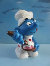 LES SCHTROUMPFS - ADORABLE FIGURINE SCHLEICH - 20165 SCHTROUMPF GOURMAND