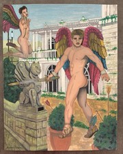 Aquarelle Originale Du Peintre