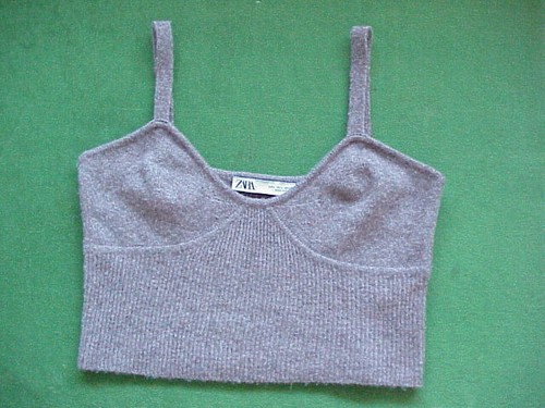 Zara knit crop - , top/cami