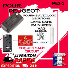 Coque clé Peugeot, 307, 308