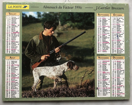 Calendrier almanach ptt - calendrier,