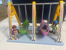 Playmobil 5553 Fête foraine balançoire bateaux à bascule manège city ville