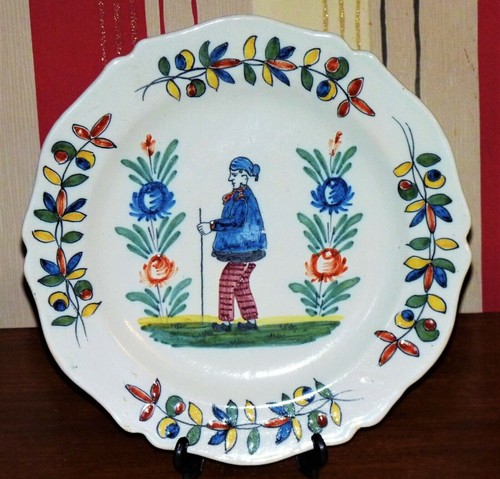 Rare ancienne assiette signe - ancienne,