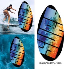 Planche de surf aquatique Skimboard à revêtement brillant pour débutants,