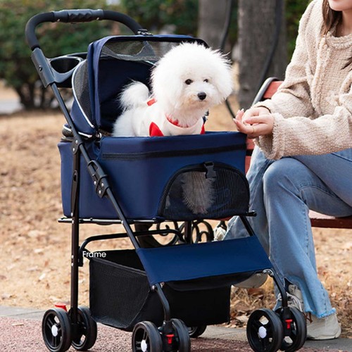 Poussette pour animaux avec - animaux,