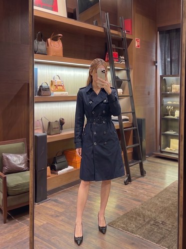 Trench max mara bleu marine - trench,