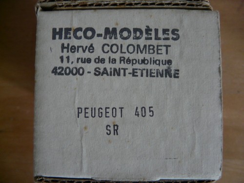 Maquette voiture heco - maquette, 1/43