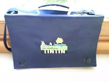 TINTIN & MILOU : Sac/Cartable Bandoulière "En voiture Tintin" (ATLAS 2001).
