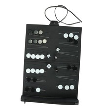 Ensemble De Backgammon En Cuir