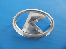 SIGLE " K " EN PLASTIQUE POUR SCOOTER , MOTO OU AUTRES...A IDENTIFIER - LOGO