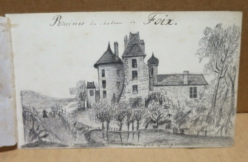 Ruines chateau foix - ruines, de