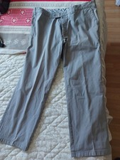 Pantalon LUIGI MORINI Gris pour homme taille 52 Très bon état