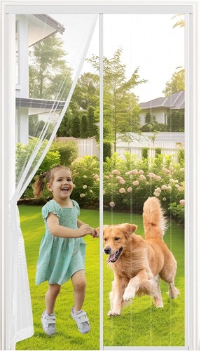 Rideau moustiquaire porte - moustiquaire,