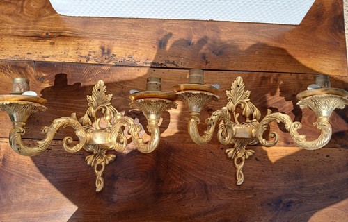 Paire appliques en bronze - ,