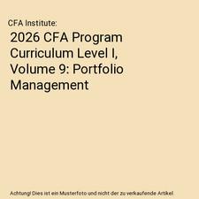 2026 CFA Program Curriculum